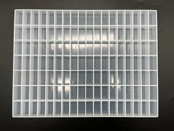 Moule gommeux rectangulaire de 20 ml - 119 cavités