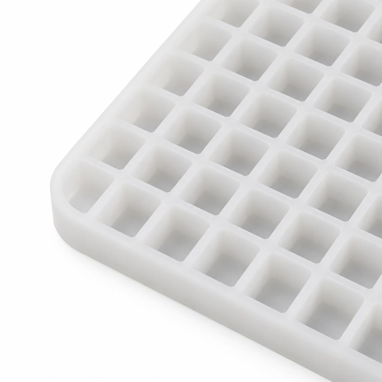 Moule commercial carré pour gummies de 4,6 mL avec 200 cavités de précision