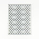Vertical top view of the 2mL Star Gummy Mold with 219 star-shaped cavities on white