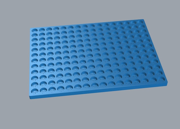 3,2 ml moule gommeux de visage souriant - 192 cavités