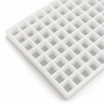 Moule gommeux carré de 2,5 ml - 216 cavités