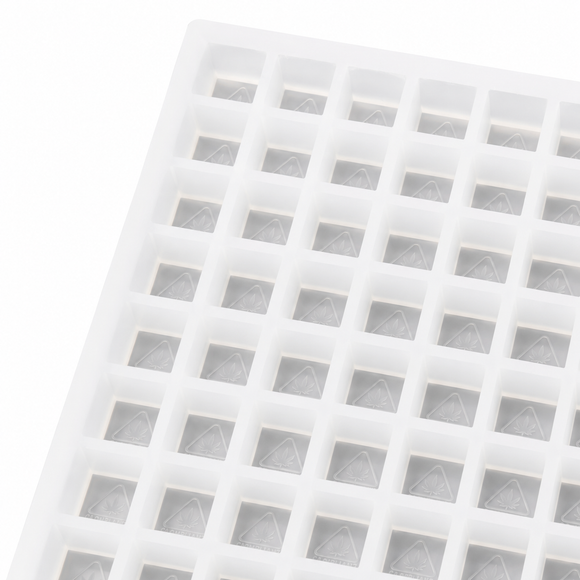 Logo de conformité du moule à gomme cube de 2,9 ml - 391 cavités