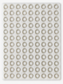Moule gommeux en forme d'anneau de pêche de 3,4 ml - 108 cavités-4