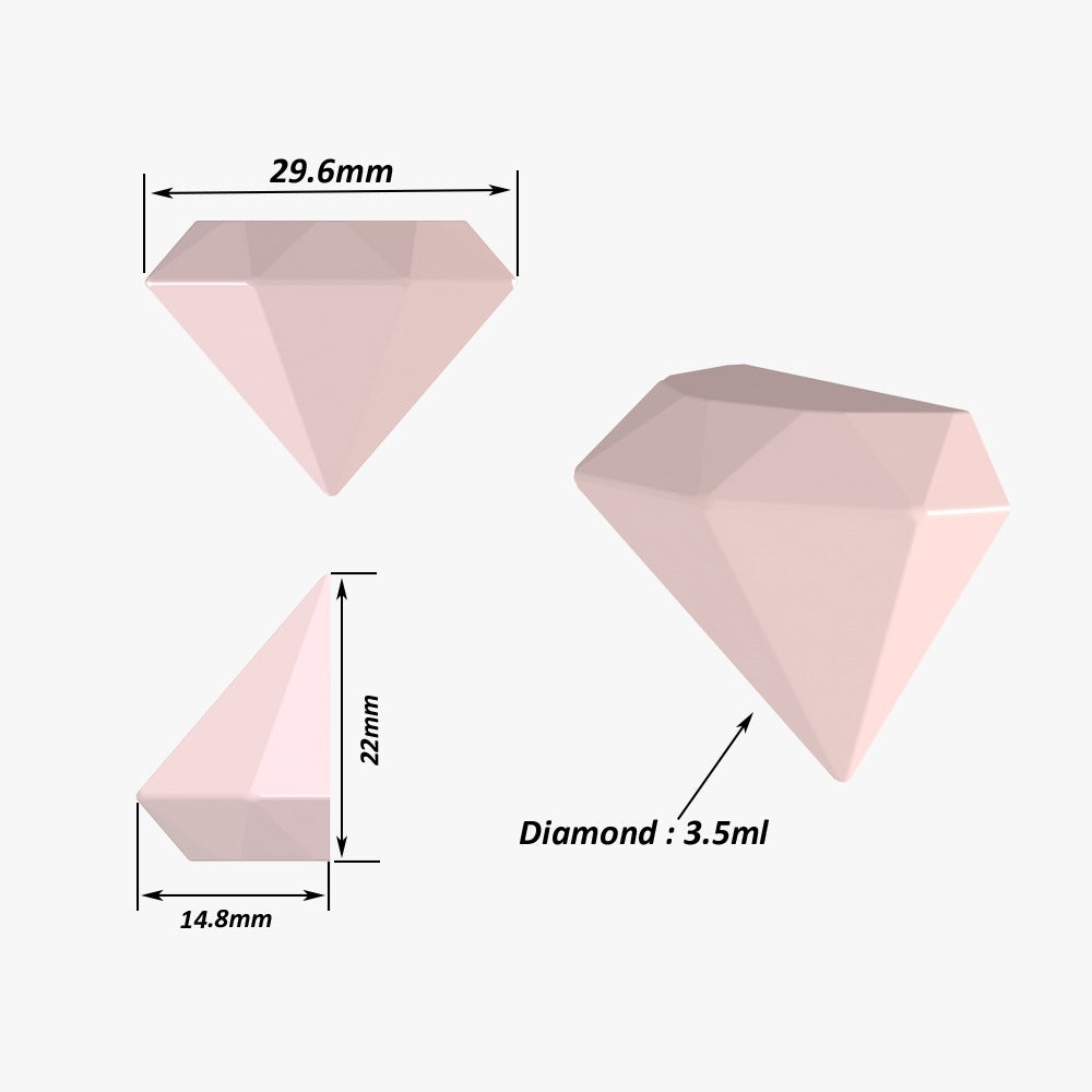Moule gommeux en diamant de 3,5 ml