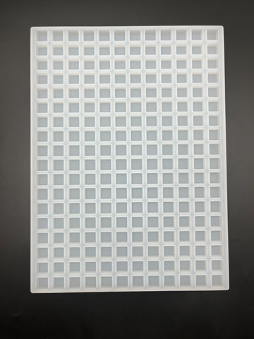 Moule gommeux carré de 2,5 ml - 216 cavités - 0