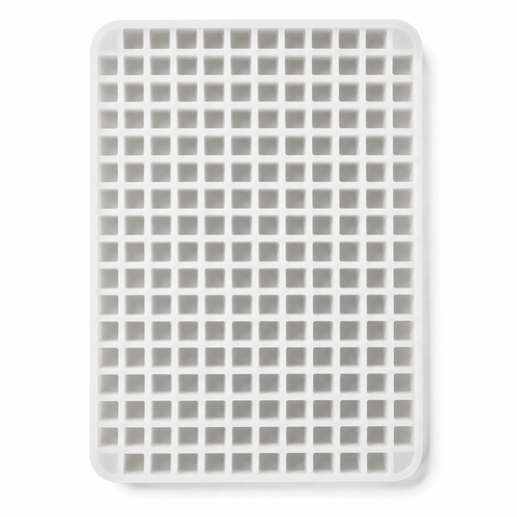 Commercial half-sheet square gummy mold 200 cavities