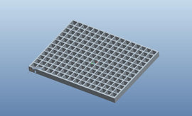 8mL cube gummy mold top view