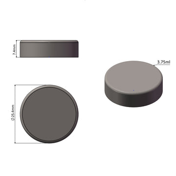 Moule gommeux de monnaie de 3,75 ml