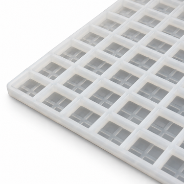 Moule gommeux en brique de 6 ml - 204 cavités