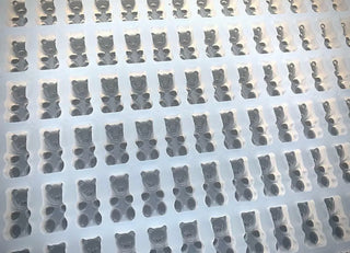 Moule en silicone carré de 1,5 ml - 432 cavités, Moules gommeux