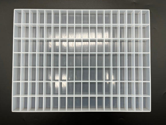 Moule gommeux rectangulaire de 20 ml - 119 cavités