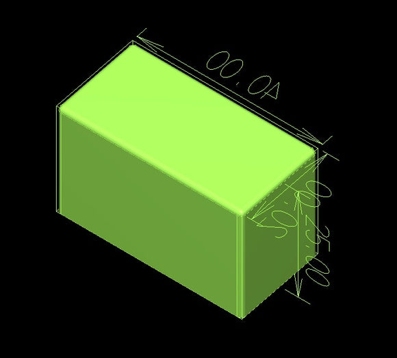 Moule gommeux rectangulaire de 20 ml - 119 cavités