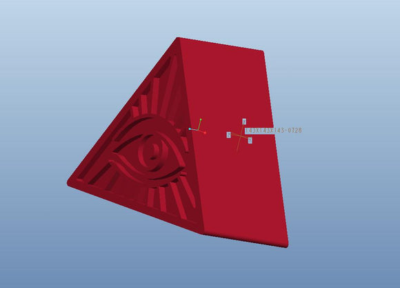 5,1 ml moule gommeux triangle pyramide - 220 cavités